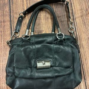 Vintage Coach Soft Leather Black